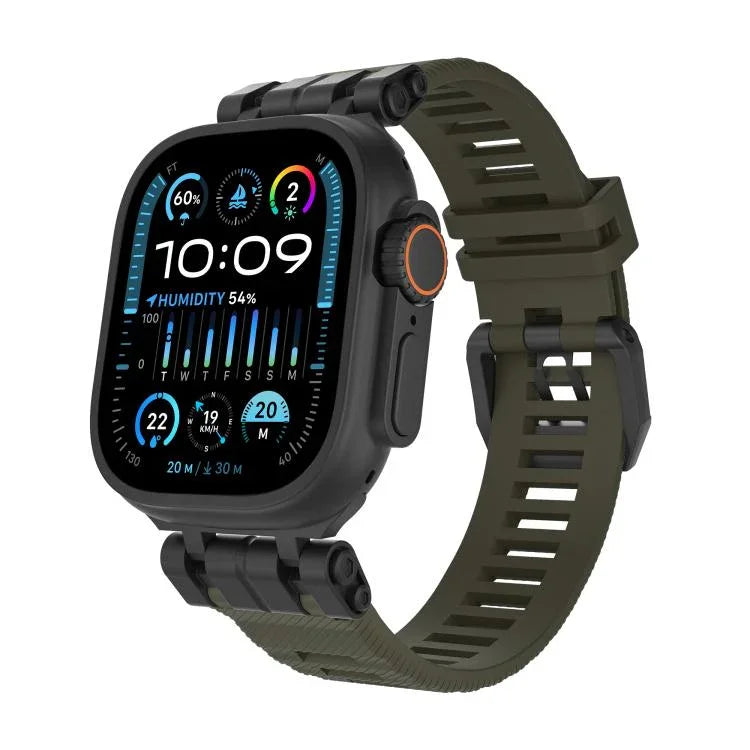 H016 ファンクショナルシリーズ ツイルテクスチャ TPU ウォッチバンド、Apple Watch 46mm / 49mm / 45mm / 44mm 用