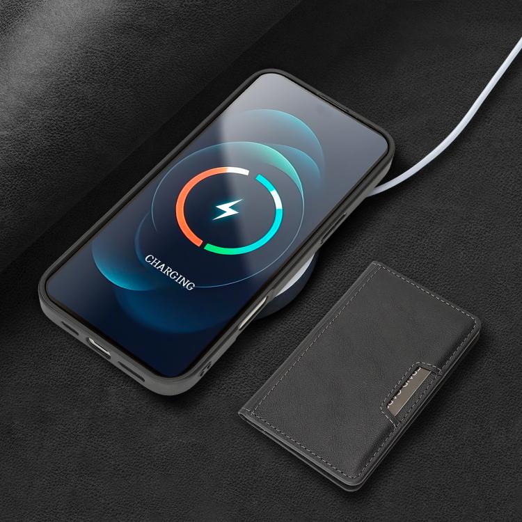 Kalebol 強力 MagSafe 磁気 二つ折りカードバッグ レザー電話ケース、iPhone 17 Pro Max 用、iPhone 17 Pro 用、iPhone 17 用、iPhone Air 用