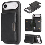 Kalebol 強力 MagSafe 磁気 二つ折りカードバッグ レザー電話ケース、iPhone 17 Pro Max 用、iPhone 17 Pro 用、iPhone 17 用、iPhone Air 用