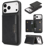 Kalebol 強力 MagSafe 磁気 二つ折りカードバッグ レザー電話ケース、iPhone 17 Pro Max 用、iPhone 17 Pro 用、iPhone 17 用、iPhone Air 用