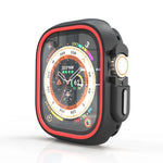 ツートンカラー半巻きPC保護ケース、Apple Watch 44mm / 45mm用、Apple Watch Ultra 49mm用