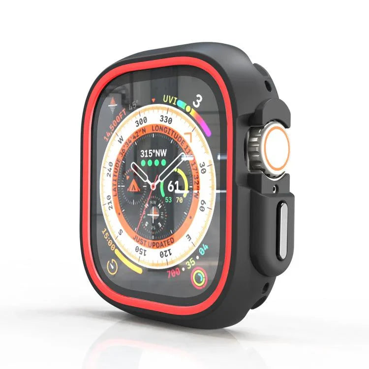 ツートンカラー半巻きPC保護ケース、Apple Watch 44mm / 45mm用、Apple Watch Ultra 49mm用