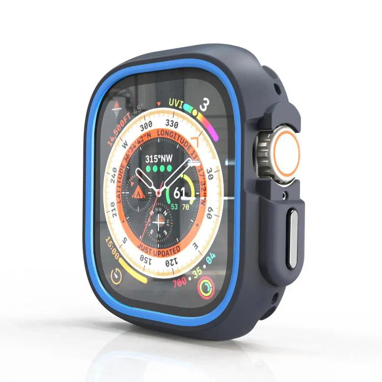 ツートンカラー半巻きPC保護ケース、Apple Watch 44mm / 45mm用、Apple Watch Ultra 49mm用