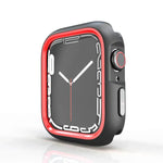 ツートンカラー半巻きPC保護ケース、Apple Watch 44mm / 45mm用、Apple Watch Ultra 49mm用