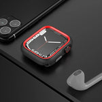 ツートンカラー半巻きPC保護ケース、Apple Watch 44mm / 45mm用、Apple Watch Ultra 49mm用