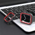 ツートンカラー半巻きPC保護ケース、Apple Watch 44mm / 45mm用、Apple Watch Ultra 49mm用