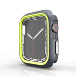 ツートンカラー半巻きPC保護ケース、Apple Watch 44mm / 45mm用、Apple Watch Ultra 49mm用
