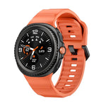 Wave ブラックバックル シリコンウォッチバンド、Samsung Galaxy Watch8 / Watch8 Classic用