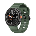 Wave ブラックバックル シリコンウォッチバンド、Samsung Galaxy Watch8 / Watch8 Classic用