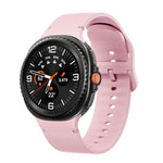 Samsung Galaxy Watch8 / Watch8 Classic用 無地ステッチ入りシリコンウォッチバンド、S、M