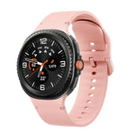 Samsung Galaxy Watch8 / Watch8 Classic用 無地ステッチ入りシリコンウォッチバンド、S、M
