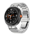 竹節ステンレススチールウォッチバンド、Samsung Galaxy Watch8 / Watch8 Classic用