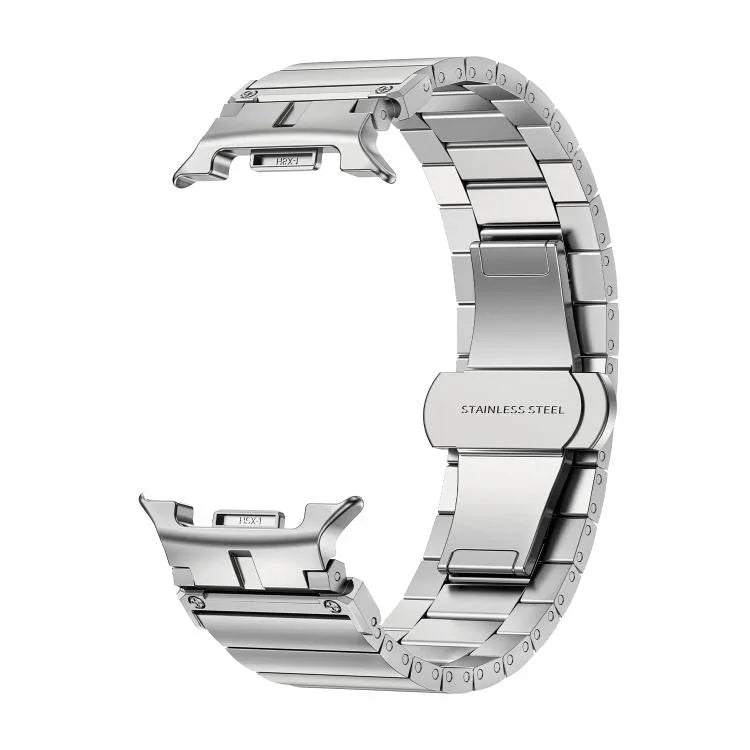 竹節ステンレススチールウォッチバンド、Samsung Galaxy Watch8 / Watch8 Classic用