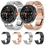 竹節ステンレススチールウォッチバンド、Samsung Galaxy Watch8 / Watch8 Classic用
