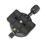 X-64 プロフェッショナルカメラ三脚 一脚 パノラマヘッド クイックリリースプレート付き、X-64