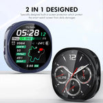 ENKAY Hat-Prince フルカバレッジ 電気めっきソフトTPUケース スクリーン保護付き、Samsung Galaxy Watch8 44mm用、Samsung Galaxy Watch8 40mm用