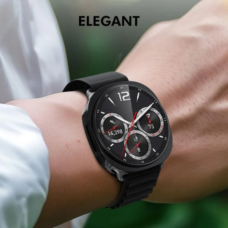 ENKAY Hat-Prince フルカバレッジ 電気めっきソフトTPUケース スクリーン保護付き、Samsung Galaxy Watch8 44mm用、Samsung Galaxy Watch8 40mm用