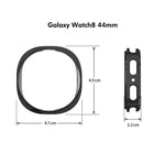 ENKAY Hat-Prince フルカバレッジ 電気めっきソフトTPUケース スクリーン保護付き、Samsung Galaxy Watch8 44mm用、Samsung Galaxy Watch8 40mm用