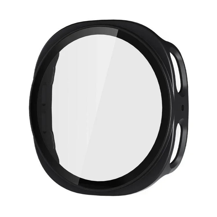 ENKAY Hat-Prince フルカバレッジ 強化ガラスフィルム 一体型PCウォッチケース、Samsung Galaxy Watch8 44mm用、Samsung Galaxy Watch8 40mm用