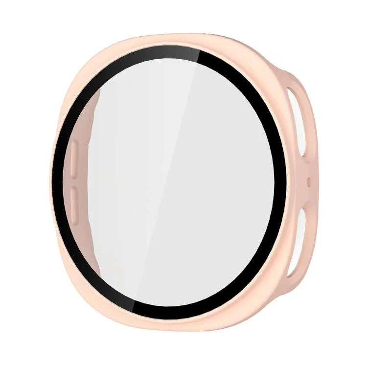 ENKAY Hat-Prince フルカバレッジ 強化ガラスフィルム 一体型PCウォッチケース、Samsung Galaxy Watch8 44mm用、Samsung Galaxy Watch8 40mm用