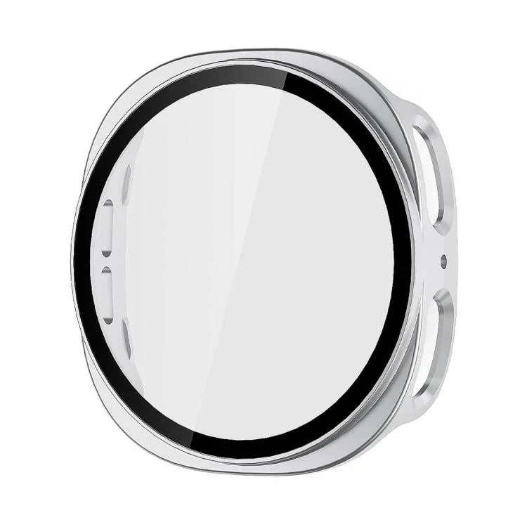 ENKAY Hat-Prince フルカバレッジ 強化ガラスフィルム 一体型PCウォッチケース、Samsung Galaxy Watch8 44mm用、Samsung Galaxy Watch8 40mm用