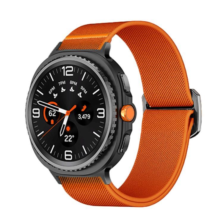 ブルビーズバックル 弾性ナイロンウォッチバンド、Samsung Galaxy Watch8 / Watch8 Classic用