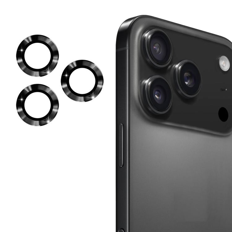 ENKAY 9H リアレンズ アルミ合金強化ガラスフィルム、iPhone 17 Pro / 17 Pro Max用、iPhone 17用、iPhone Air用