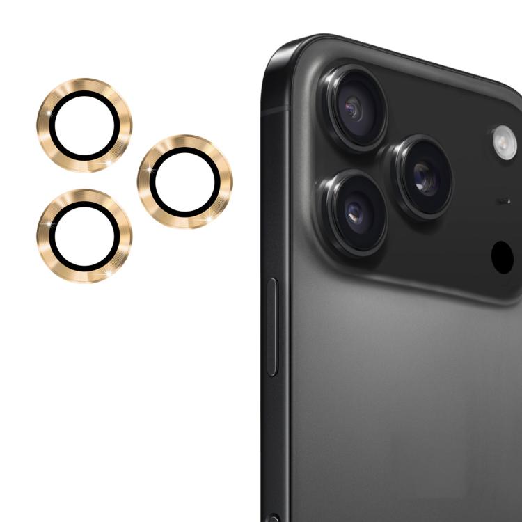 ENKAY 9H リアレンズ アルミ合金強化ガラスフィルム、iPhone 17 Pro / 17 Pro Max用、iPhone 17用、iPhone Air用