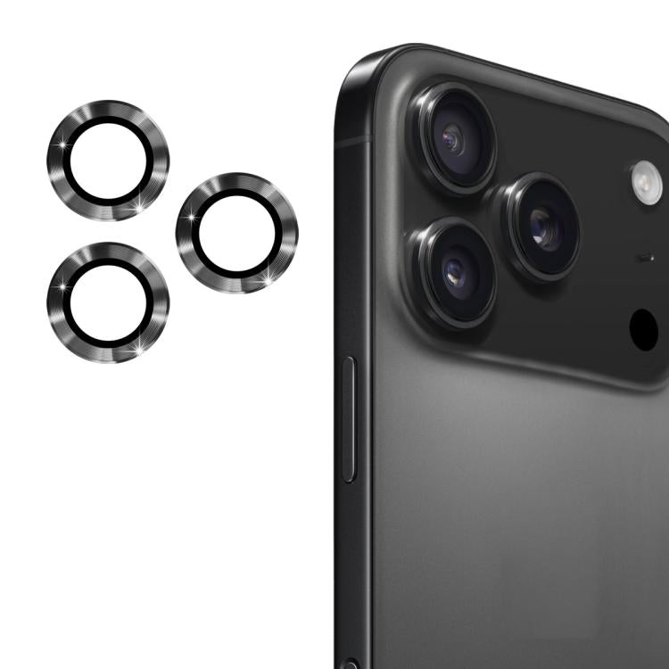 ENKAY 9H リアレンズ アルミ合金強化ガラスフィルム、iPhone 17 Pro / 17 Pro Max用、iPhone 17用、iPhone Air用