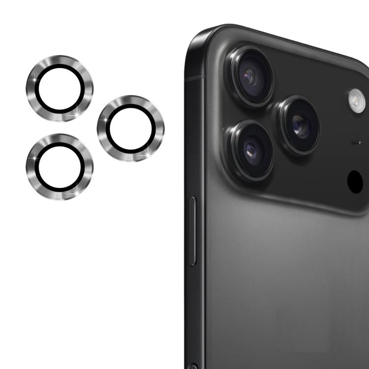 ENKAY 9H リアレンズ アルミ合金強化ガラスフィルム、iPhone 17 Pro / 17 Pro Max用、iPhone 17用、iPhone Air用
