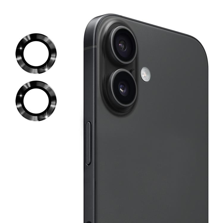 ENKAY 9H リアレンズ アルミ合金強化ガラスフィルム、iPhone 17 Pro / 17 Pro Max用、iPhone 17用、iPhone Air用