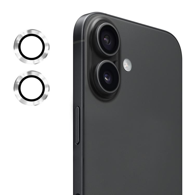 ENKAY 9H リアレンズ アルミ合金強化ガラスフィルム、iPhone 17 Pro / 17 Pro Max用、iPhone 17用、iPhone Air用