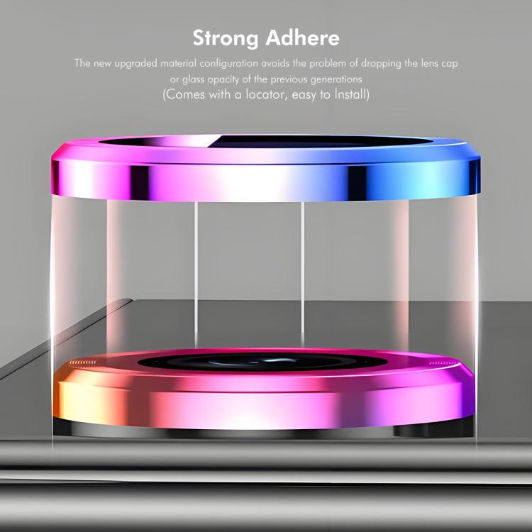 ENKAY 9H リアレンズ アルミ合金強化ガラスフィルム、iPhone 17 Pro / 17 Pro Max用、iPhone 17用、iPhone Air用