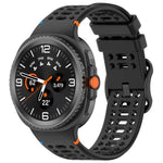 8字型バックル 通気性ステッチ入りシリコンウォッチバンド、Samsung Galaxy Watch8 / Watch8 Classic用