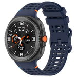 8字型バックル 通気性ステッチ入りシリコンウォッチバンド、Samsung Galaxy Watch8 / Watch8 Classic用