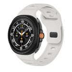 ドットテクスチャ ブラックバックル シリコンウォッチバンド、Samsung Galaxy Watch8 / Watch8 Classic用