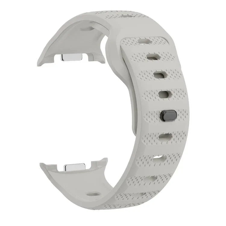 ドットテクスチャ ブラックバックル シリコンウォッチバンド、Samsung Galaxy Watch8 / Watch8 Classic用