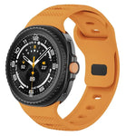ドットテクスチャ ブラックバックル シリコンウォッチバンド、Samsung Galaxy Watch8 / Watch8 Classic用