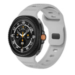ドットテクスチャ ブラックバックル シリコンウォッチバンド、Samsung Galaxy Watch8 / Watch8 Classic用