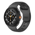 ドットテクスチャ ブラックバックル シリコンウォッチバンド、Samsung Galaxy Watch8 / Watch8 Classic用