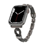 銅チェーンダイヤモンドメタルウォッチバンド、Apple Watch 46mm / 49mm / 45mm / 44mm用、Apple Watch 42mm / 41mm / 40mm / 38mm用