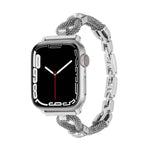 銅チェーンダイヤモンドメタルウォッチバンド、Apple Watch 46mm / 49mm / 45mm / 44mm用、Apple Watch 42mm / 41mm / 40mm / 38mm用