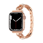 銅チェーンダイヤモンドメタルウォッチバンド、Apple Watch 46mm / 49mm / 45mm / 44mm用、Apple Watch 42mm / 41mm / 40mm / 38mm用