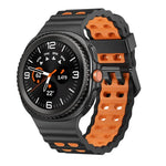 オーシャンスタイル クイックリリースバックル ツートンカラーシリコンウォッチバンド、Samsung Galaxy Watch8 / Watch8 Classic用