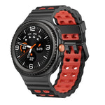 オーシャンスタイル クイックリリースバックル ツートンカラーシリコンウォッチバンド、Samsung Galaxy Watch8 / Watch8 Classic用