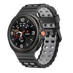 オーシャンスタイル クイックリリースバックル ツートンカラーシリコンウォッチバンド、Samsung Galaxy Watch8 / Watch8 Classic用
