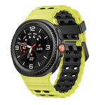 オーシャンスタイル クイックリリースバックル ツートンカラーシリコンウォッチバンド、Samsung Galaxy Watch8 / Watch8 Classic用