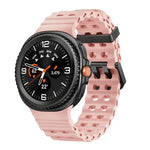 オーシャンスタイル クイックリリースバックル 無地シリコンウォッチバンド、Samsung Galaxy Watch8 / Watch8 Classic用