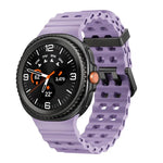 オーシャンスタイル クイックリリースバックル 無地シリコンウォッチバンド、Samsung Galaxy Watch8 / Watch8 Classic用