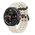オーシャンスタイル クイックリリースバックル 無地シリコンウォッチバンド、Samsung Galaxy Watch8 / Watch8 Classic用